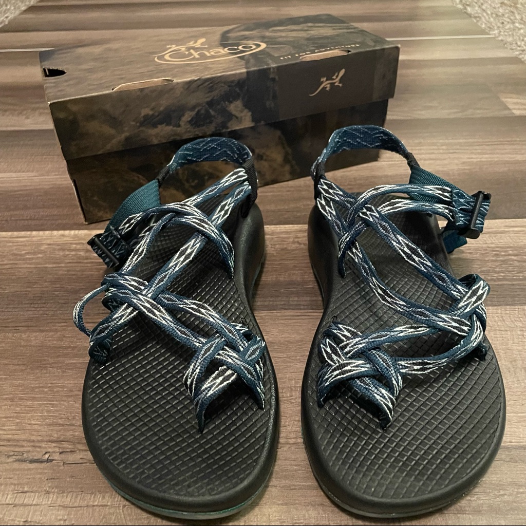 Chaco Women's Sandals - Black And Blue
